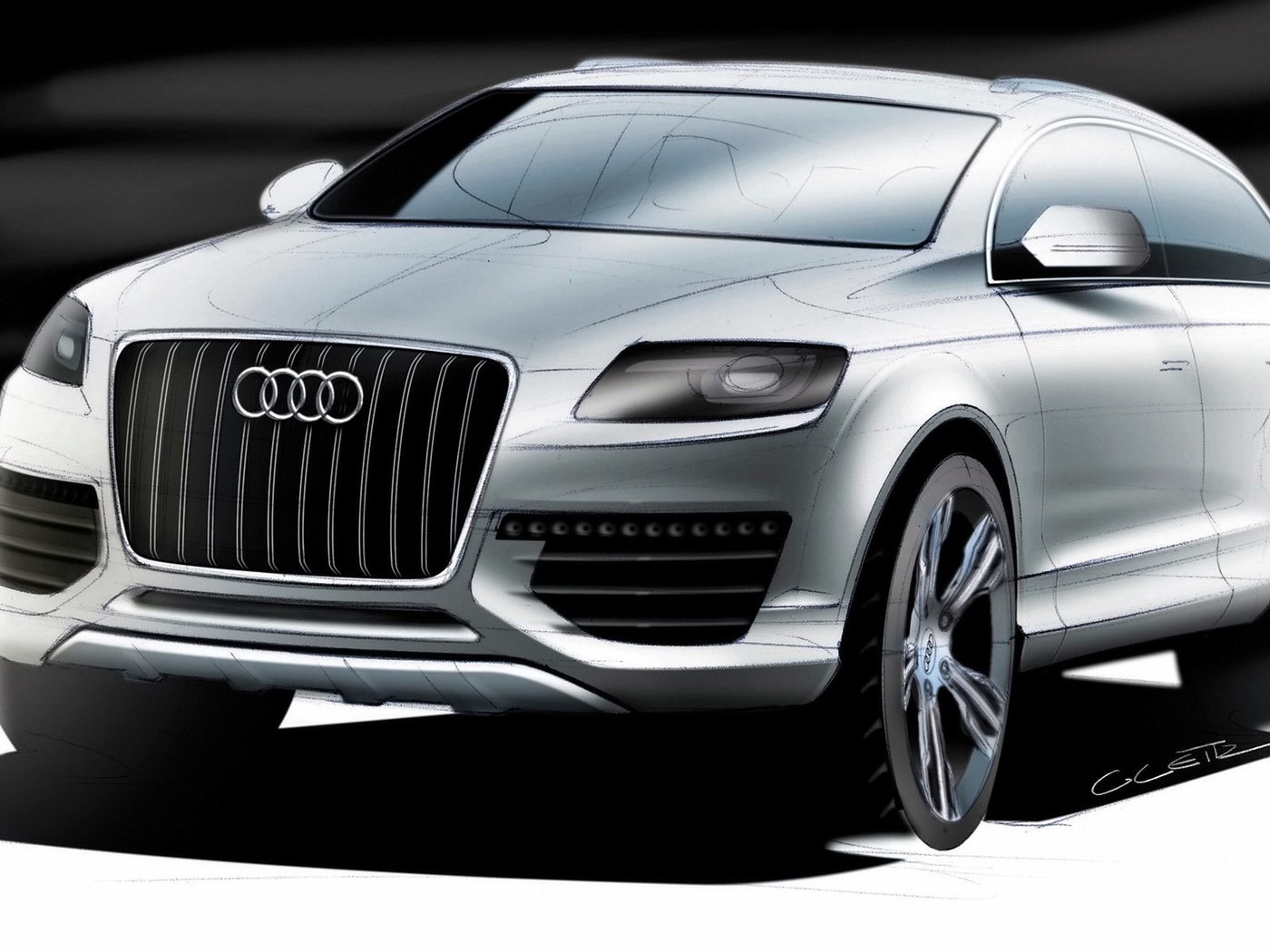 Обои ауди, q7, audi разрешение 1920x1200 Загрузить