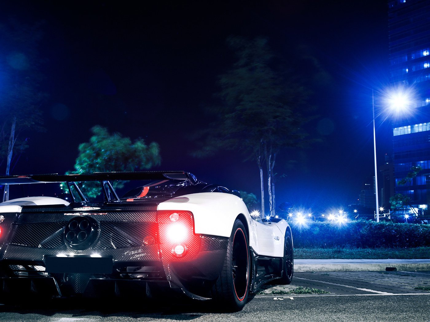 Обои ночь, город, zonda, сингапур, cinque, задом, пагани, night, the city, singapore, ass, pagani разрешение 1920x1080 Загрузить