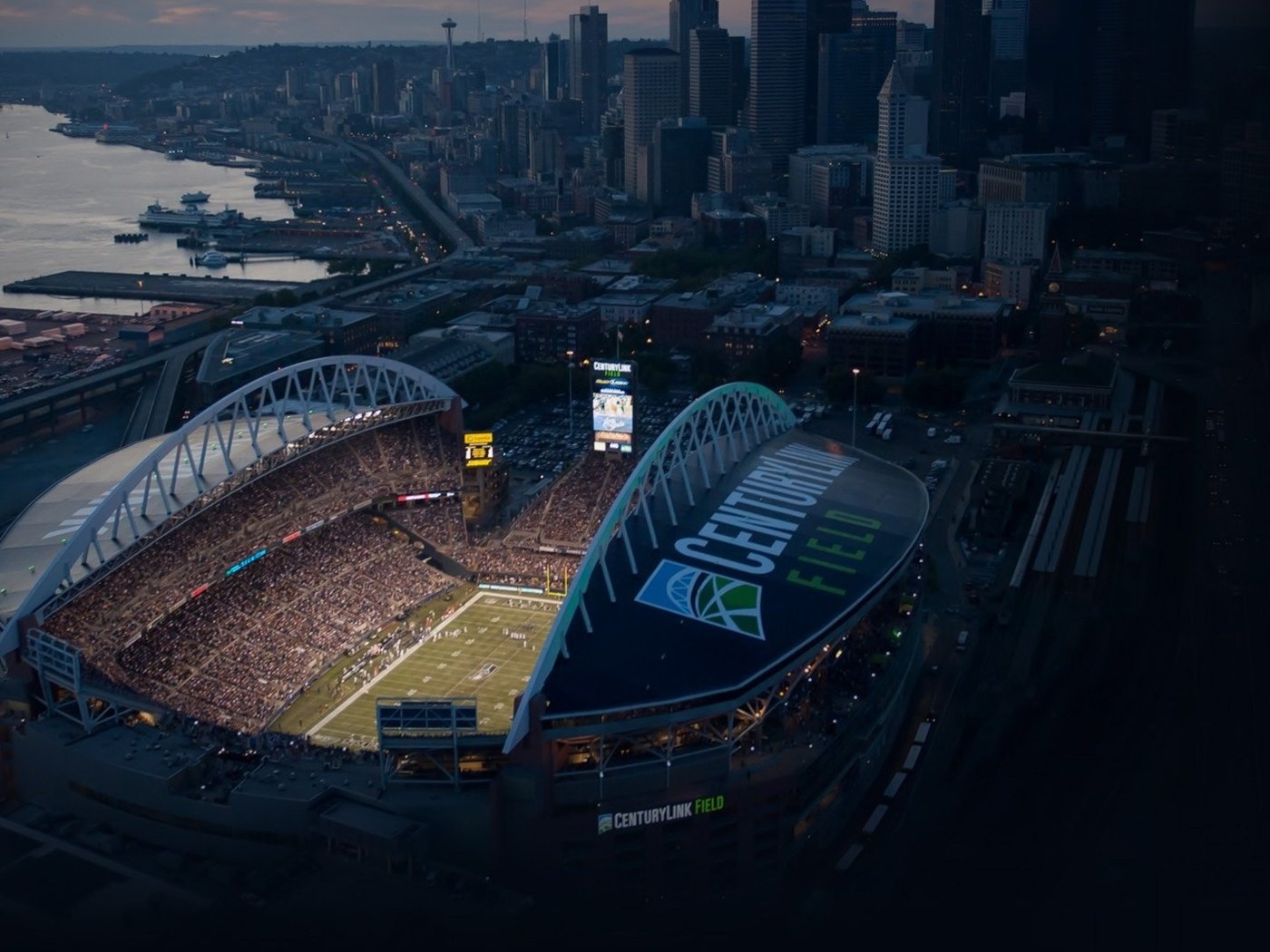 Обои город, стадион, сиэтл, seattle seahawks stadium, the city, stadium, seattle разрешение 1920x1080 Загрузить