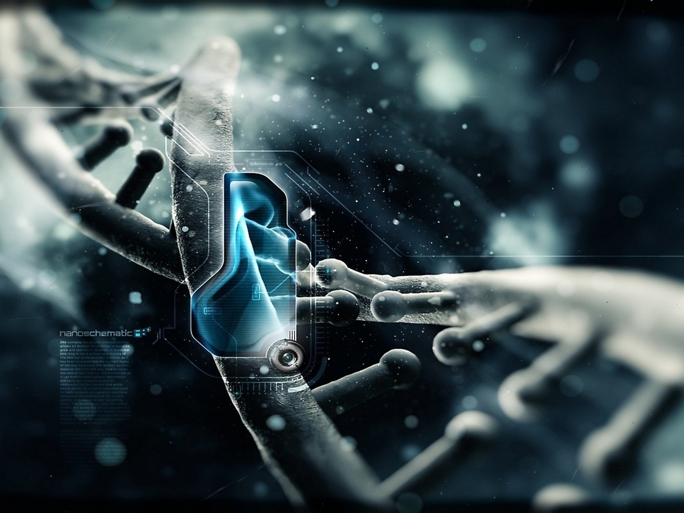 Обои спираль днк, the dna helix разрешение 1920x1080 Загрузить