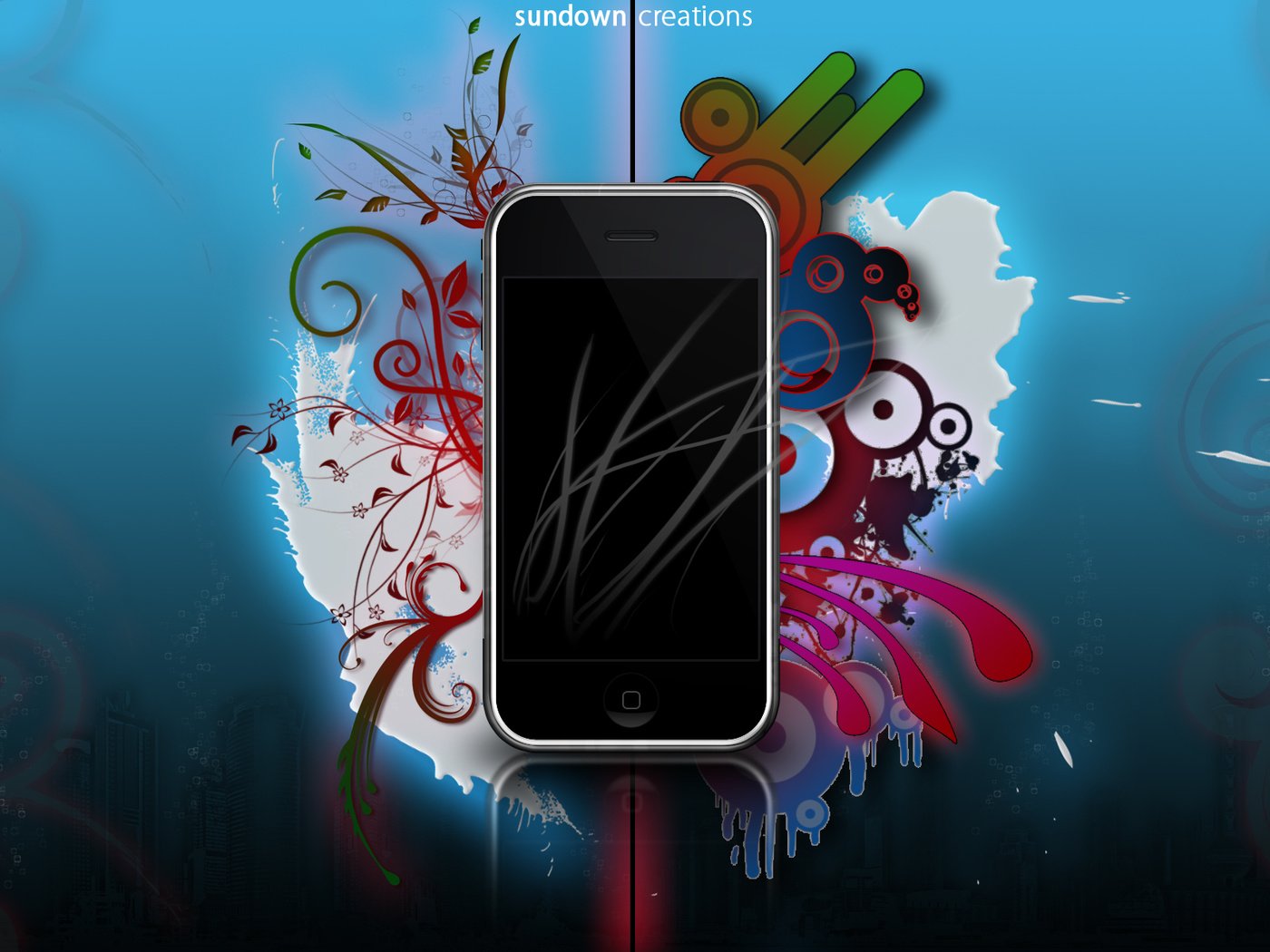 Обои расцветка, 7 ios, смартфон, phone beautiful creations, iphone 5c, эппл, colors, ios 7, smartphone, apple разрешение 1920x1200 Загрузить