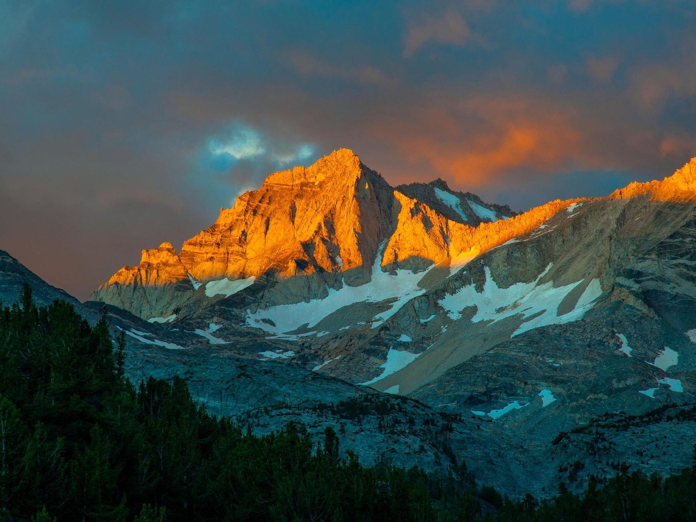 Обои горы, рассвет, eastern sierra, ка­ли­фор­нийс­кая, mountains, dawn, california разрешение 1920x1200 Загрузить