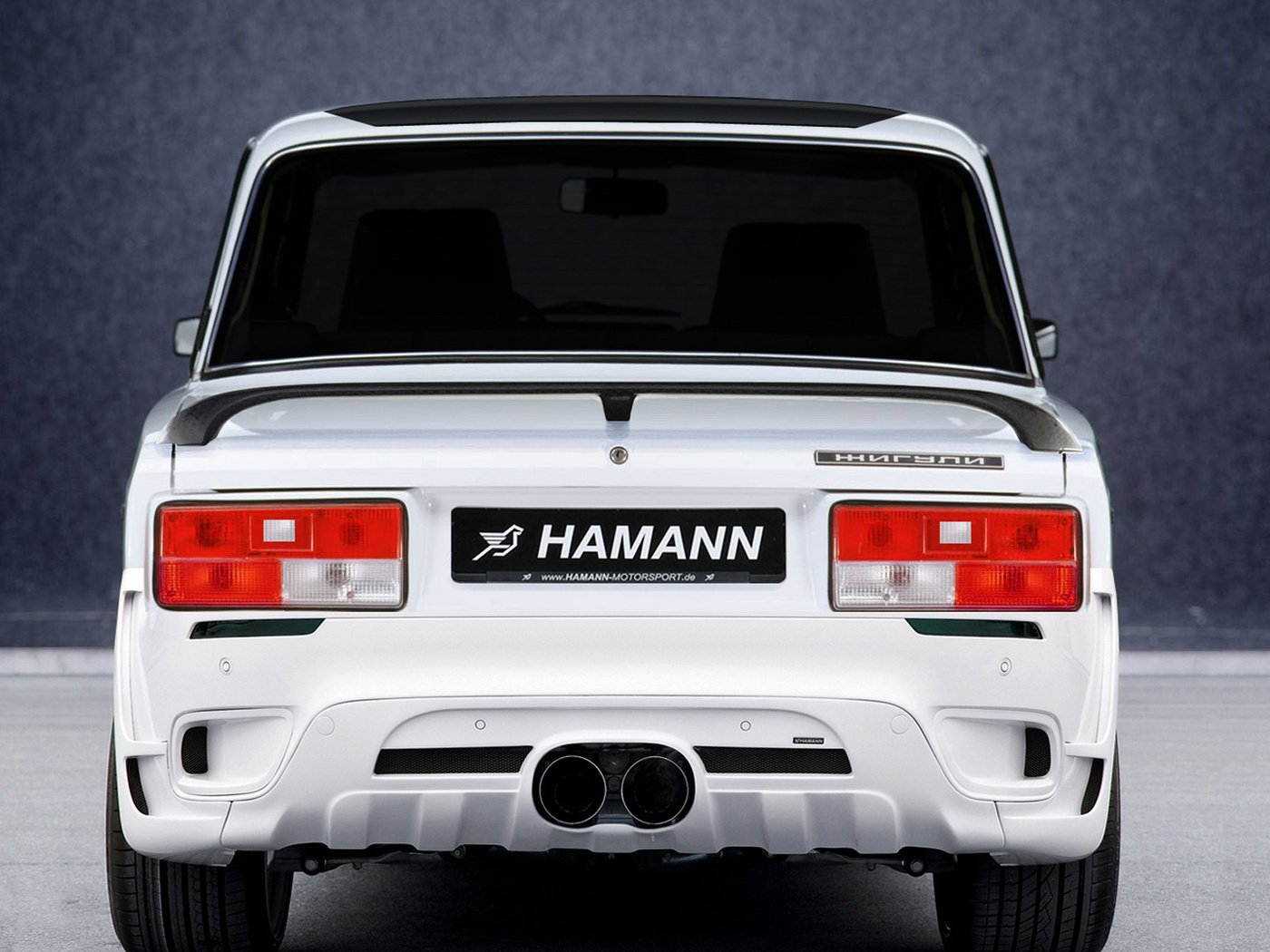 Обои белая, сзади, hamann, жигули, ваз 2107, white, back, lada, 2107 разрешение 1920x1200 Загрузить