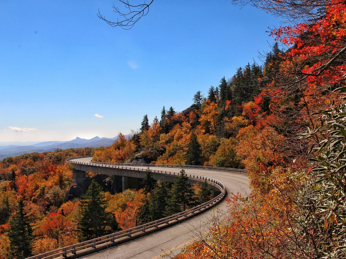 Обои мост, осень, северная каролина, деревья.пейзаж, bridge, autumn, north carolina, trees.landscape разрешение 2880x1920 Загрузить