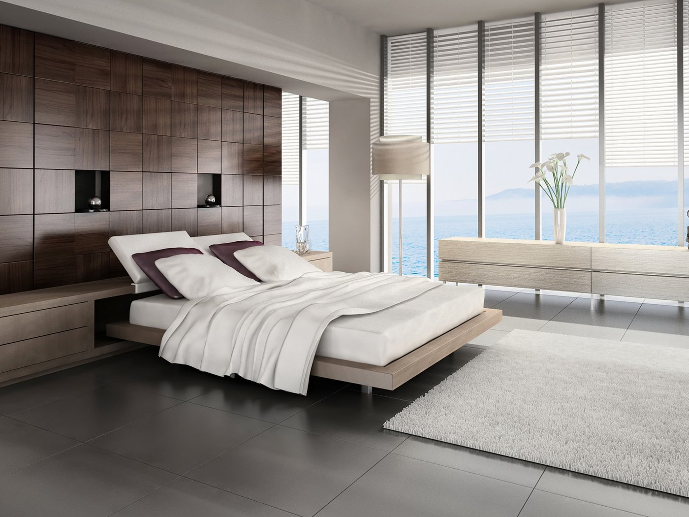 Обои стиль, интерьер, спальня, style, interior, bedroom разрешение 1920x1200 Загрузить