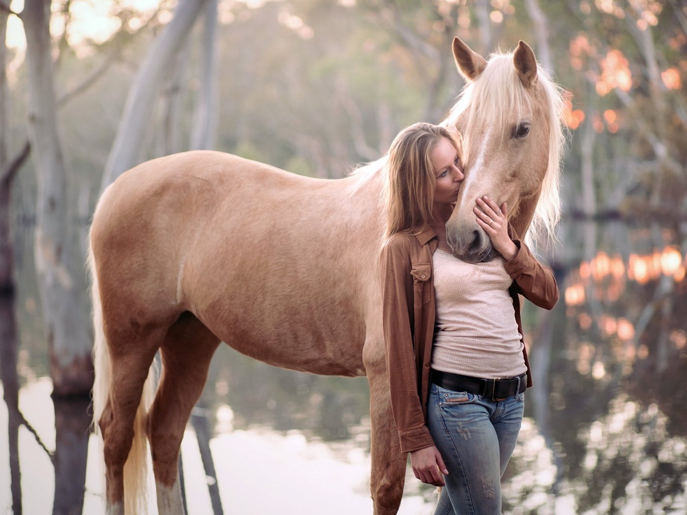 Обои природа, девушка, конь, nature, girl, horse разрешение 2048x1368 Загрузить