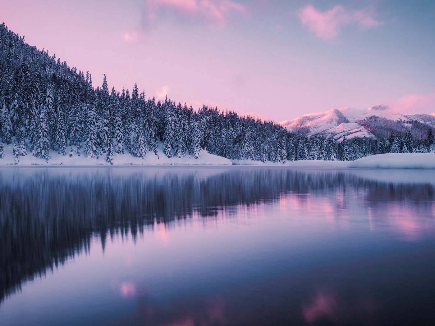 Обои озеро, горы, лес, зима, вашингтон, пруд, штат вашингтон, gold creek pond, hyak, гиак, the giac, lake, mountains, forest, winter, washington, pond разрешение 2048x1321 Загрузить