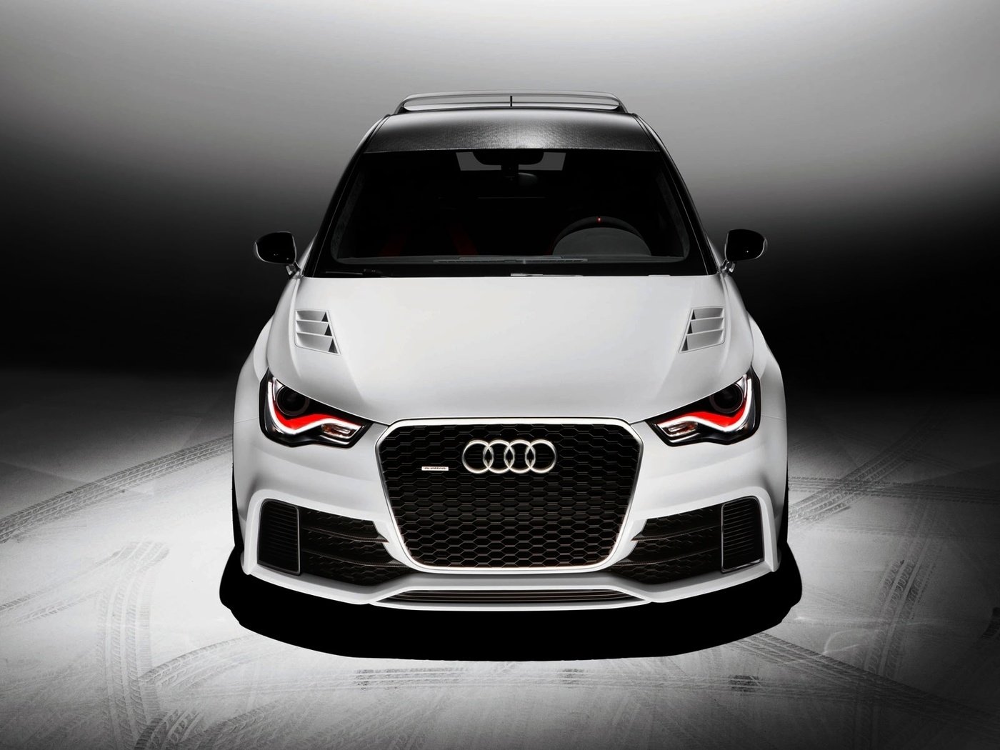 Обои белый, авто, ауди, тюнинг, quattro, капот, a1, white, auto, audi, tuning, the hood разрешение 1920x1200 Загрузить