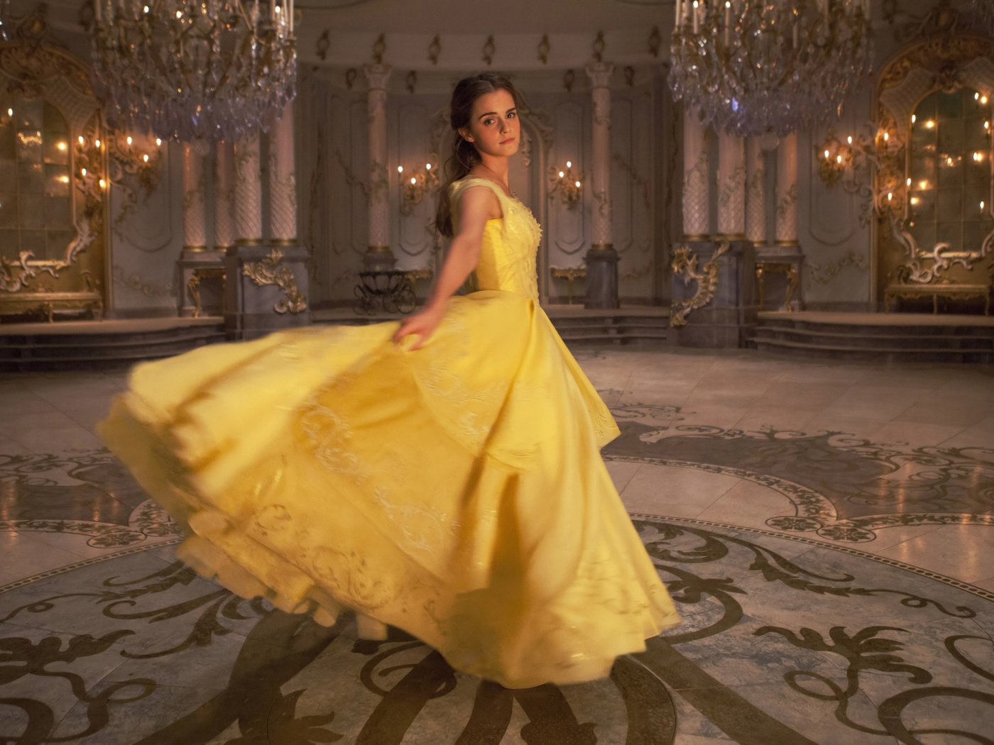 Обои эмма уотсон, красавица и чудовище, белль, emma watson, beauty and the beast, belle разрешение 2560x1600 Загрузить