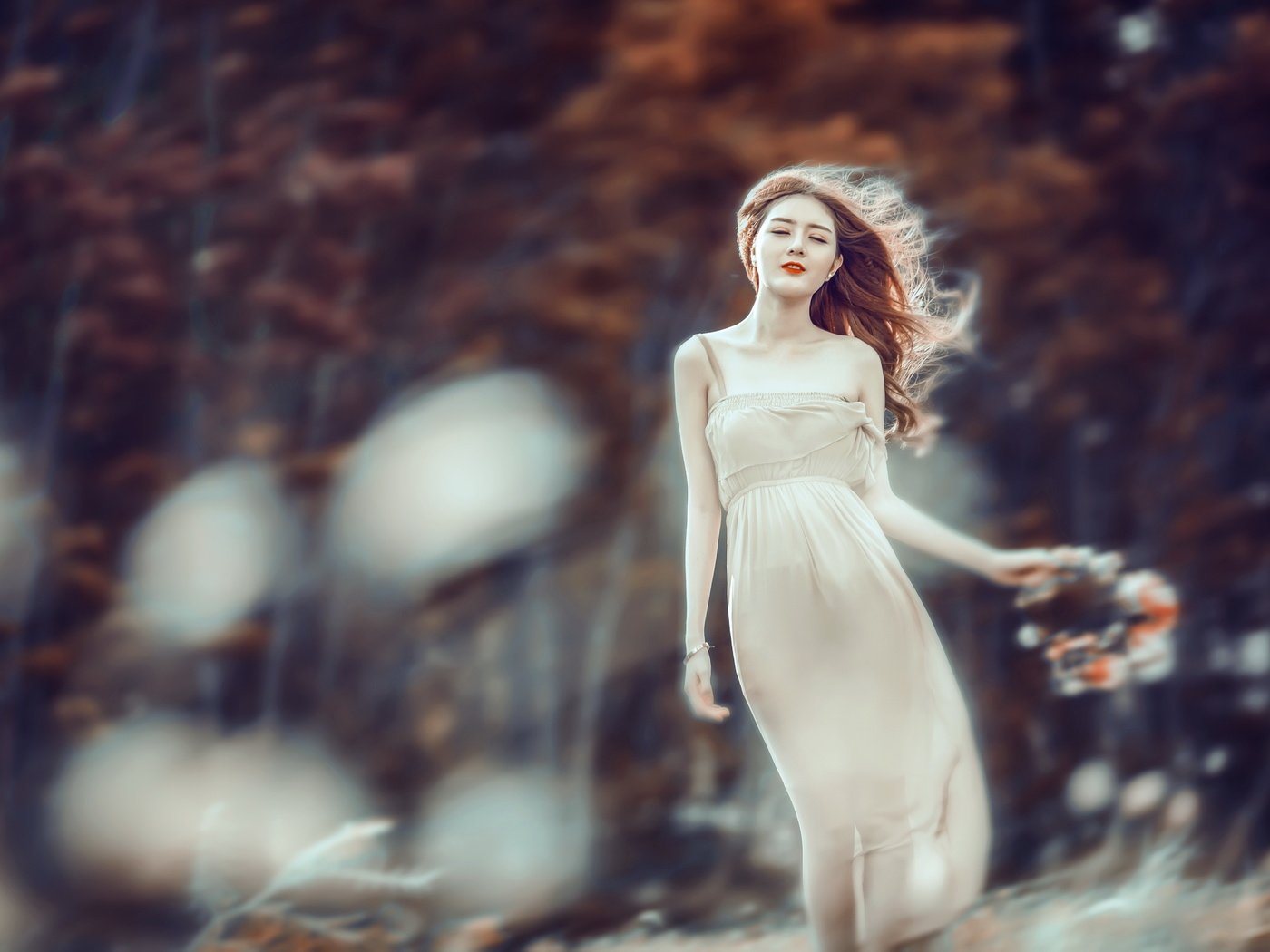 Обои природа, девушка, настроение, ветер, nature, girl, mood, the wind разрешение 5755x3690 Загрузить