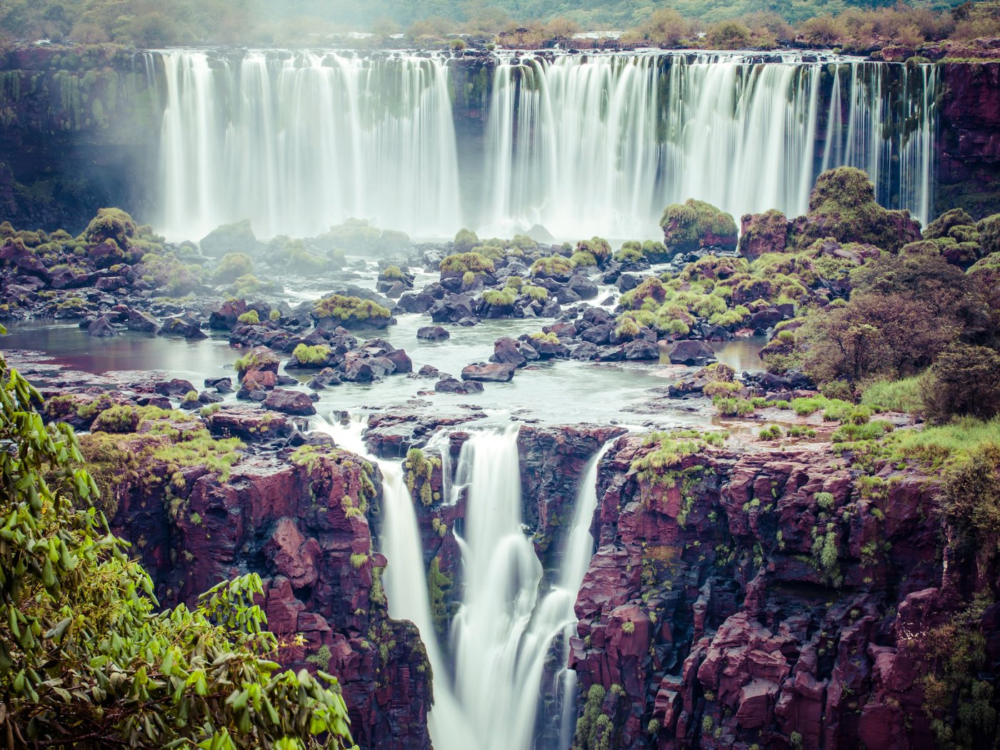 Обои природа, камни, скала, водопад, nature, stones, rock, waterfall разрешение 7000x4668 Загрузить