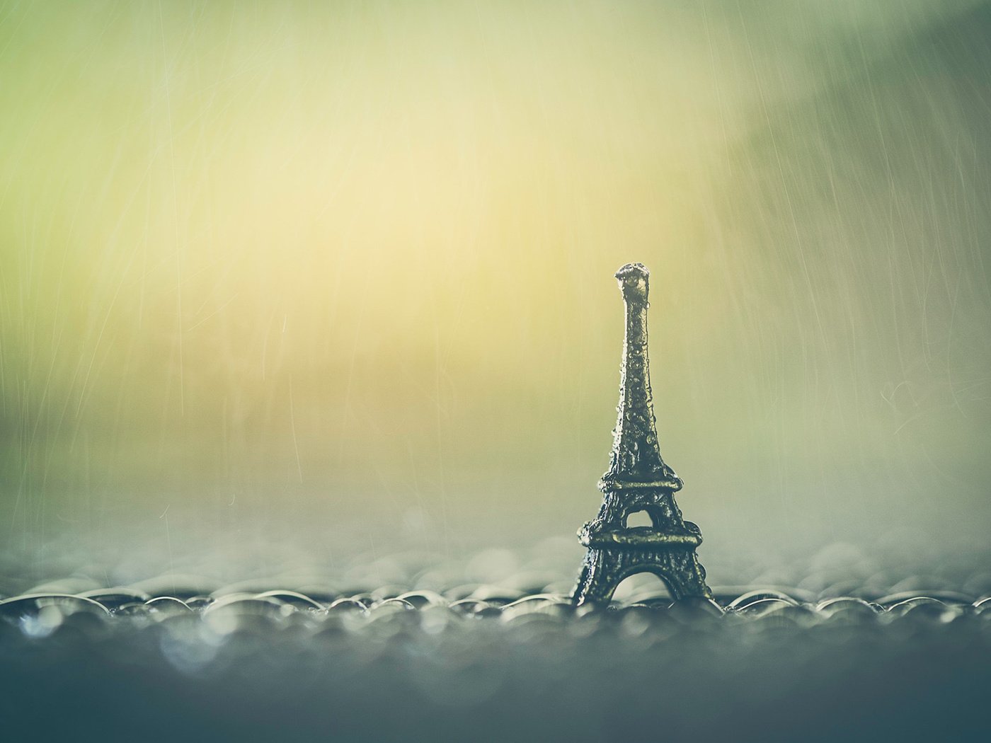 Обои капли, дождь, эйфелева башня, сувенир, rosana, drops, rain, eiffel tower, souvenir разрешение 1920x1200 Загрузить