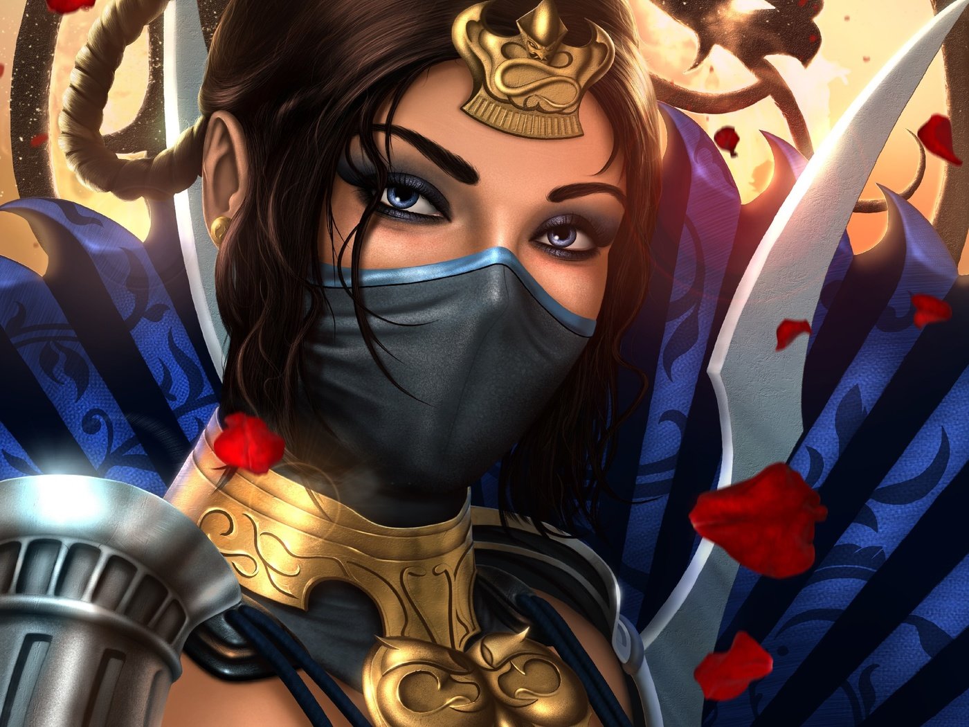 Обои арт, взгляд, смертельная битва, kitana, art, look, mortal kombat разрешение 2121x2560 Загрузить