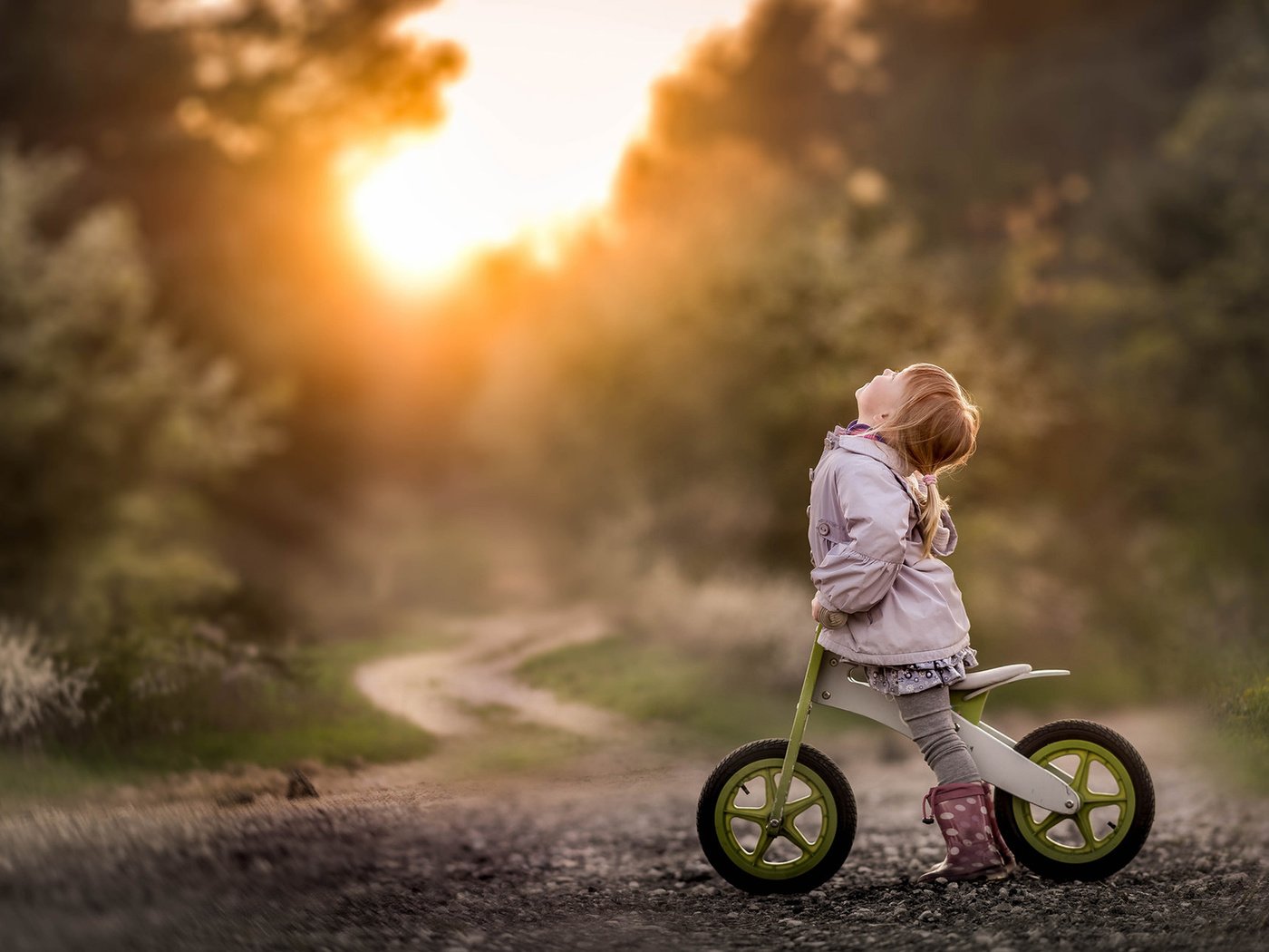 Обои дорога, дети, девочка, ребенок, велосипед, road, children, girl, child, bike разрешение 1920x1200 Загрузить