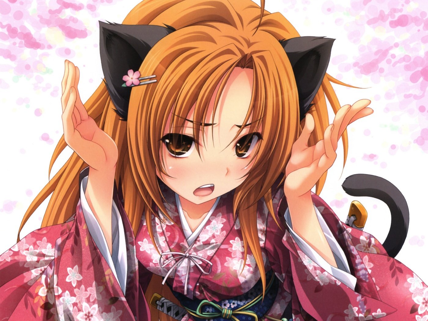 Обои кот, блейд, меч, ken, bishojo, самурай, oda nobuna no yabou, the ambition of oda nobuna, o tanto, кимоно, неко, катана, японка, танто, cat, blade, sword, samurai, kimono, neko, katana, japanese, tanto разрешение 4280x3560 Загрузить
