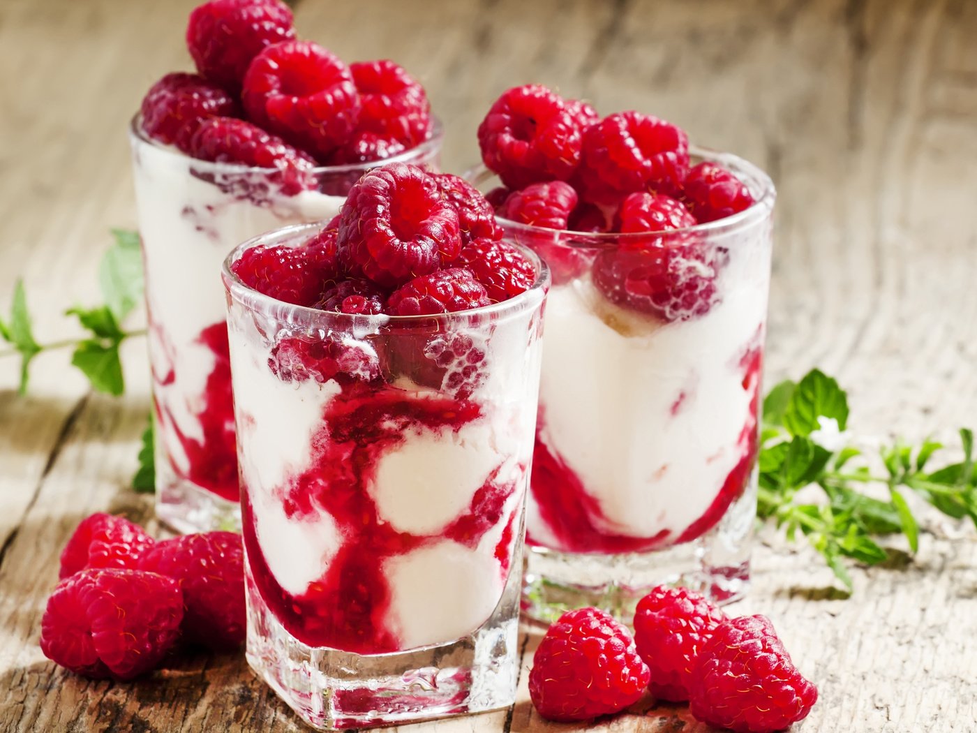 Обои малина, сливки, десерт, крем, raspberry, cream, dessert разрешение 3840x2400 Загрузить