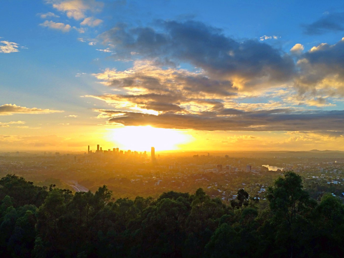 Обои закат, город, 7, sunset, the city разрешение 5312x2988 Загрузить