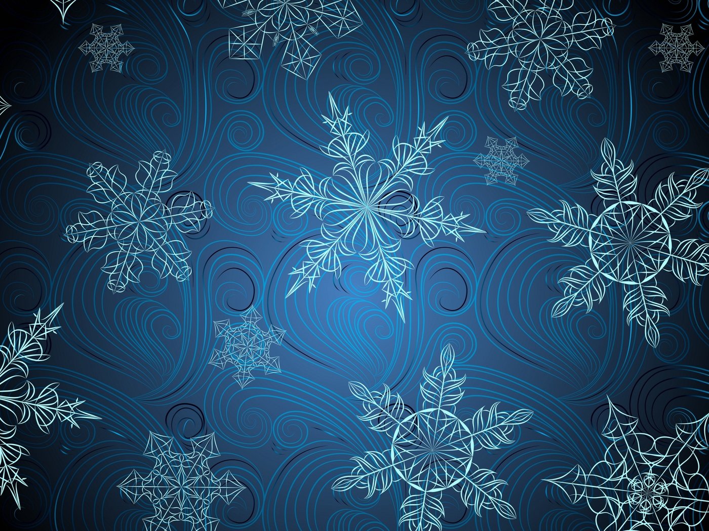 Обои текстура, снежинки, фон, узор, texture, snowflakes, background, pattern разрешение 3840x2400 Загрузить