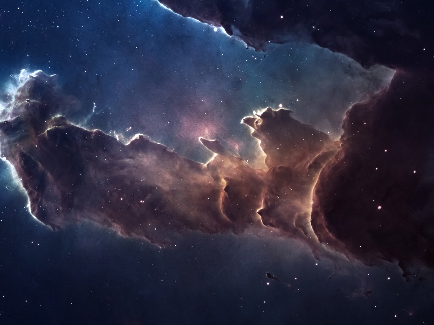 Обои звезды, туманность, змеи, пространство, созвездие, туманность орла, stars, nebula, snakes, space, constellation, the eagle nebula разрешение 1920x1200 Загрузить
