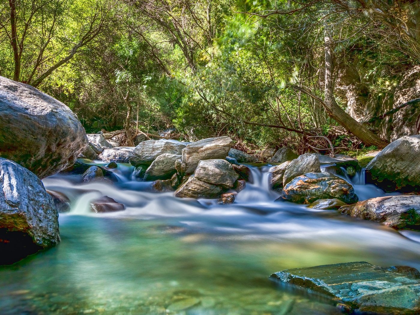 Обои река, камни, лес, поток, river, stones, forest, stream разрешение 2048x1365 Загрузить