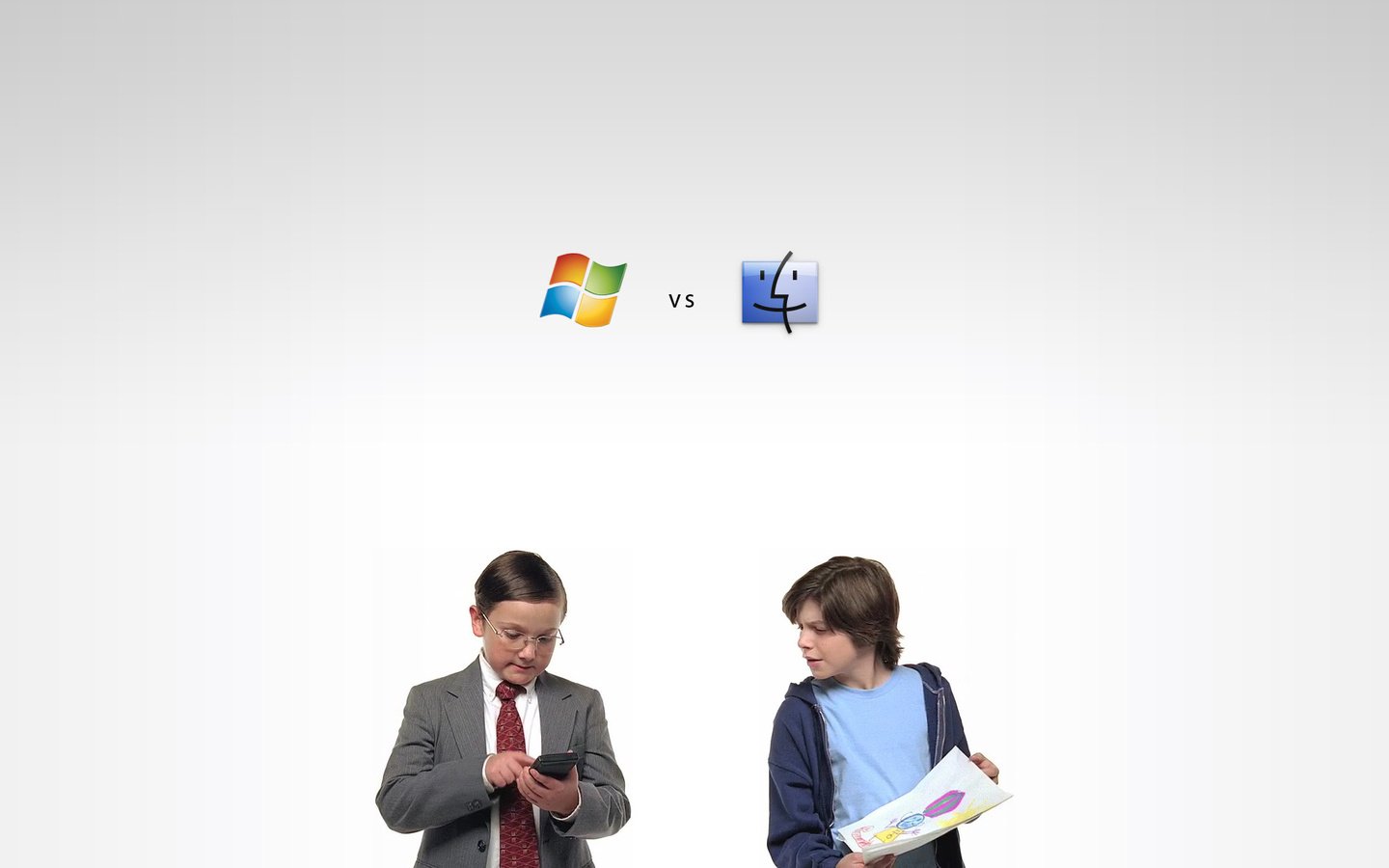 Обои дети, мак, vs, винда, children, mac, windows разрешение 1920x1200 Загрузить