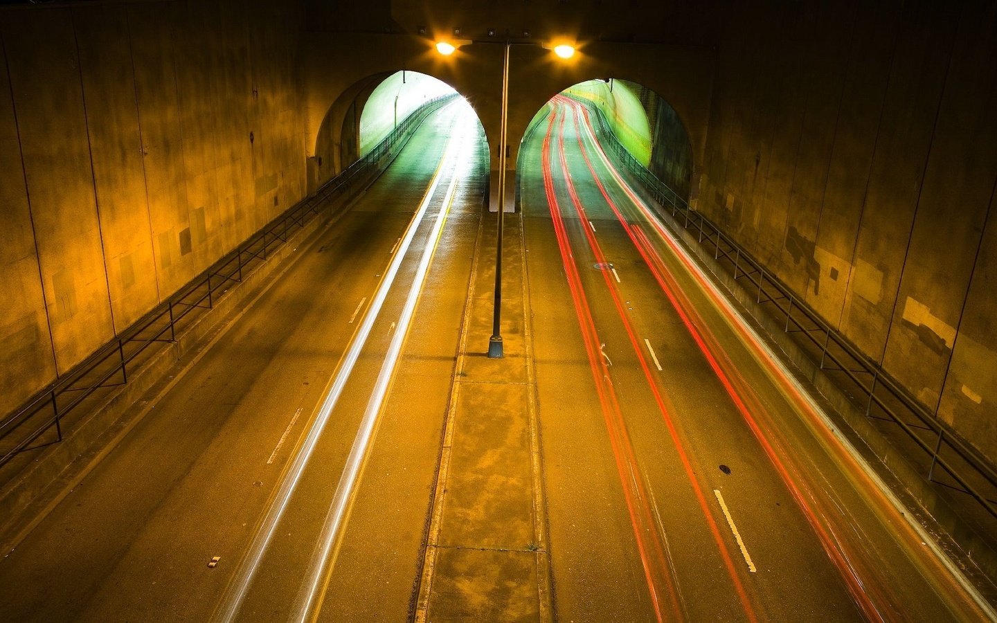 Обои дорога, огни, туннель, road, lights, the tunnel разрешение 1920x1200 Загрузить
