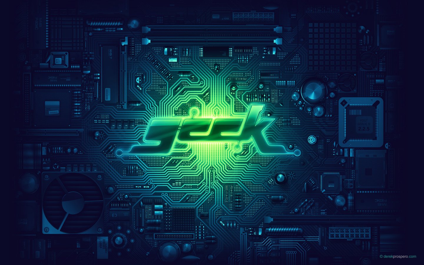 Обои зелёный, компьютерщик, печатная плата, green, geek, pcb разрешение 2560x1600 Загрузить