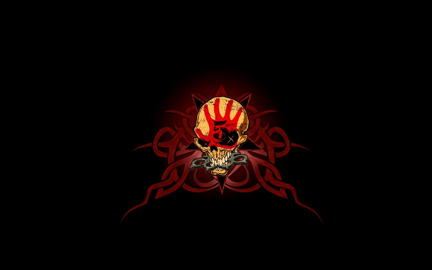 Обои узор, череп, кастет, five finger death punch, pattern, skull, knuckles разрешение 1920x1200 Загрузить