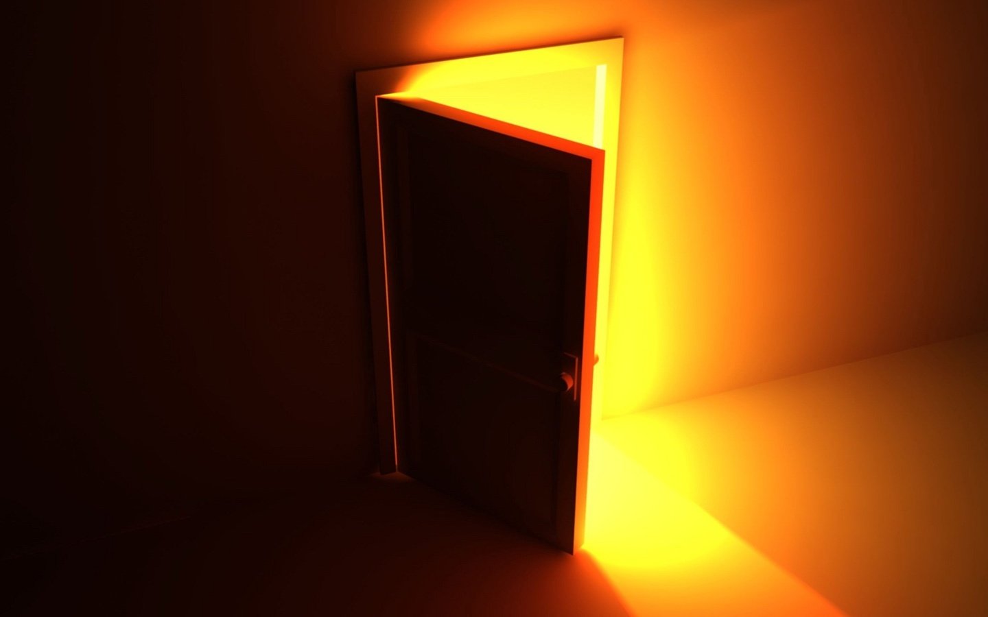 Обои свет, желтый, дверь, light, yellow, the door разрешение 1920x1440 Загрузить