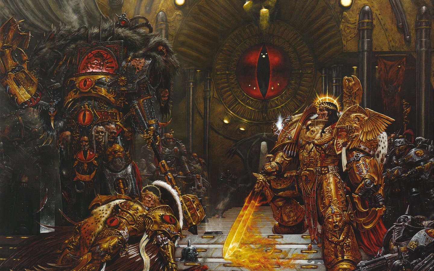 Обои warhammer 40000, ересь хоруса, horus heresy, император, the horus heresy, the emperor разрешение 1999x1464 Загрузить