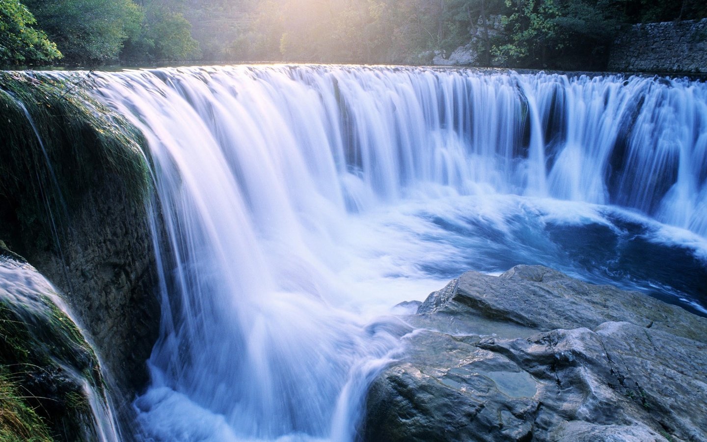 Обои вода, река, камни, водопад, water, river, stones, waterfall разрешение 2000x1333 Загрузить