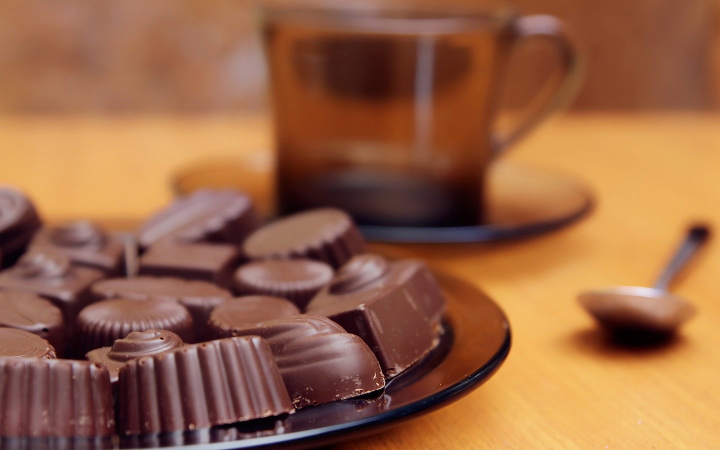 Обои конфеты, сладости, чай, шоколад, candy, sweets, tea, chocolate разрешение 1920x1200 Загрузить