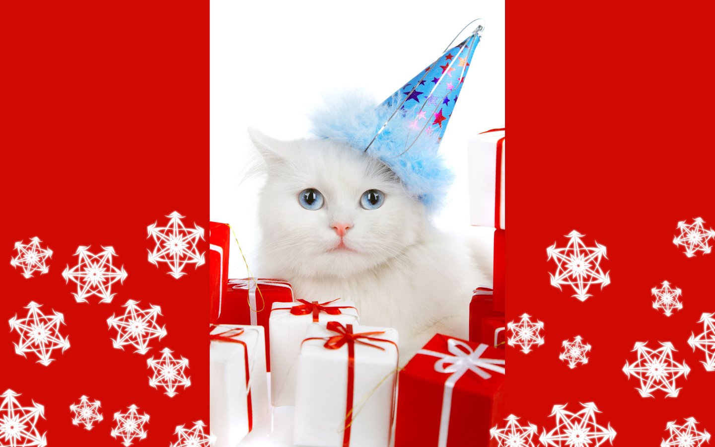 Обои новый год, подарки, снежинка, с новым годом, new year, gifts, snowflake, happy new year разрешение 2560x1600 Загрузить