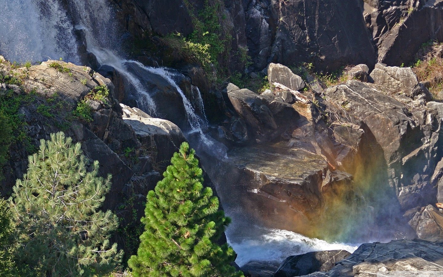 Обои скалы, камни, скала, водопад, rocks, stones, rock, waterfall разрешение 1920x1080 Загрузить