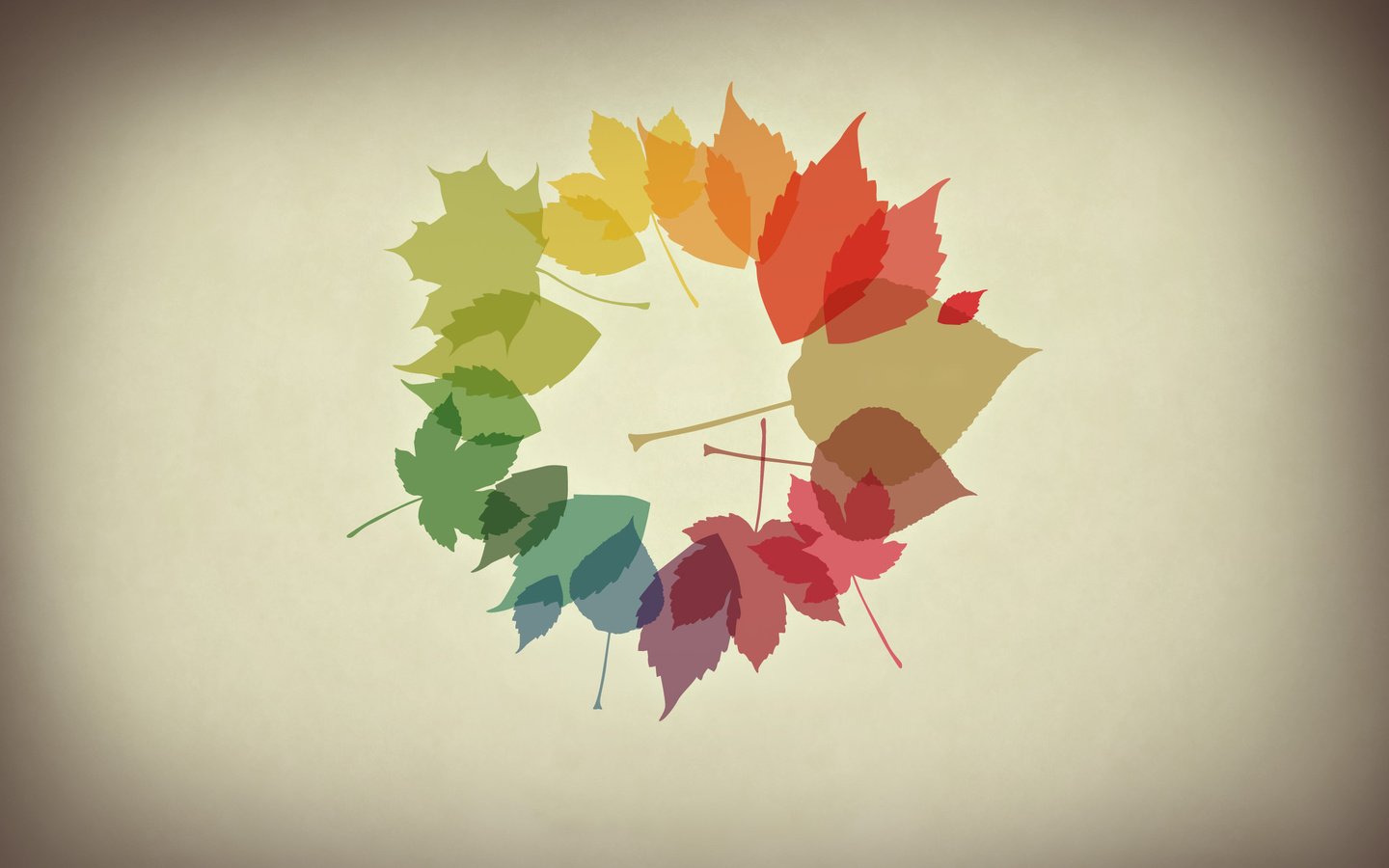 Обои обои, листья, осень, минимализм, осенние обои, wallpaper, leaves, autumn, minimalism, autumn wallpaper разрешение 2560x1440 Загрузить