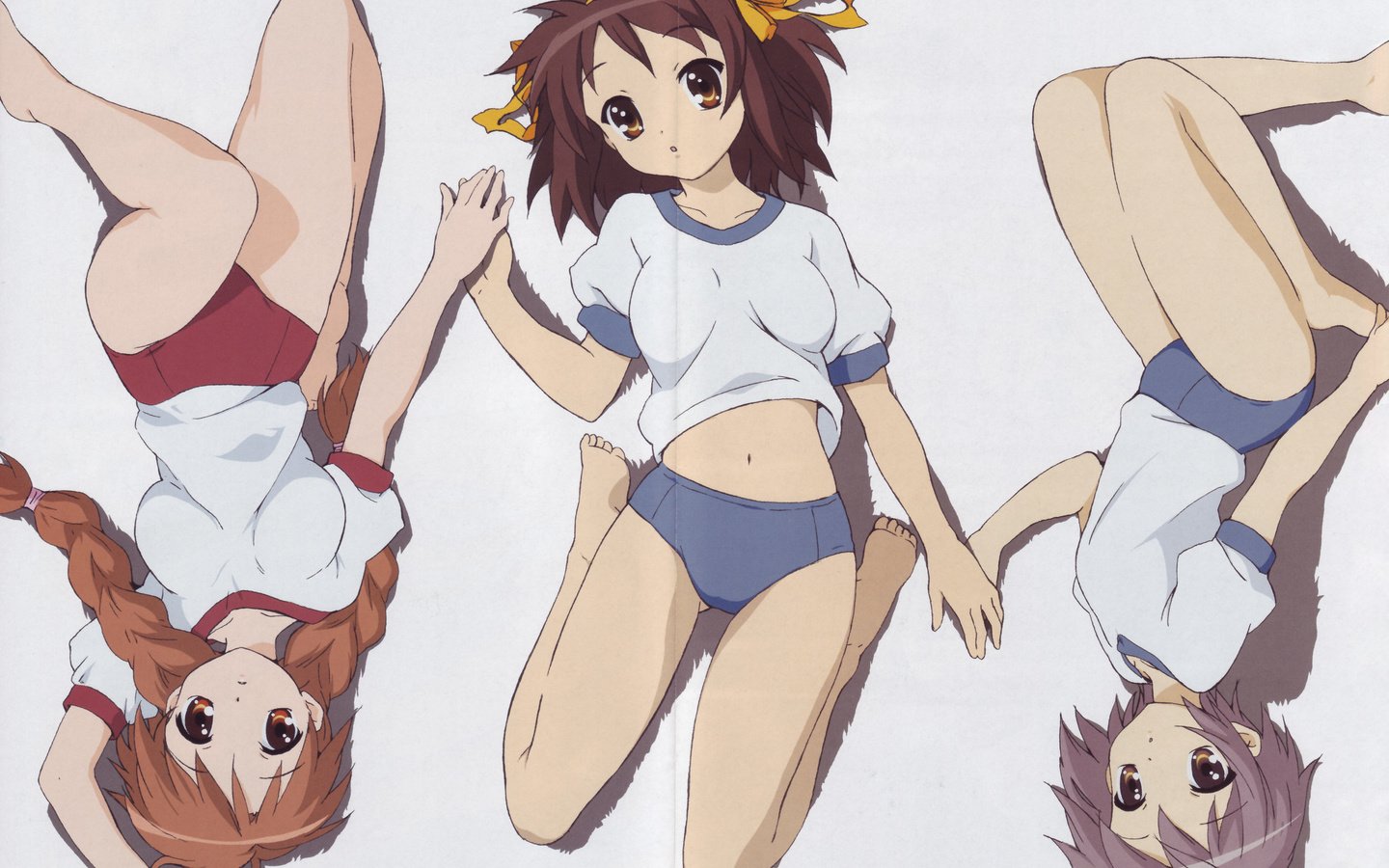 Обои asahina mikuru, nagato yuki, suzumiya haruhi, suzumiya haruhi no yuutsu разрешение 2299x1744 Загрузить