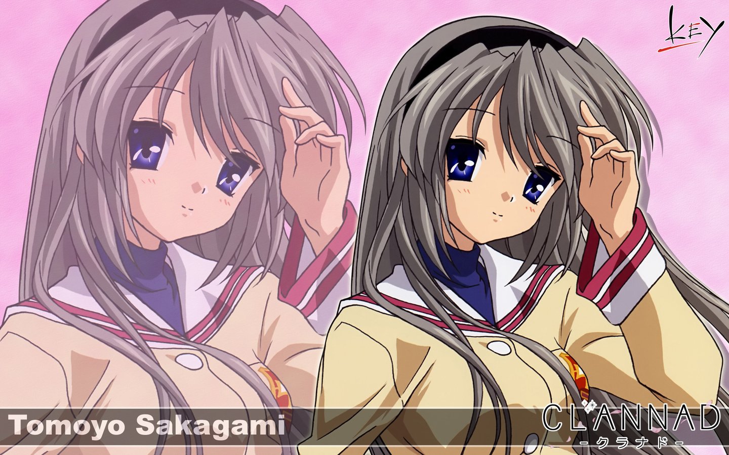 Обои clannad, sakagami tomoyo, клавиша, key разрешение 1920x1200 Загрузить