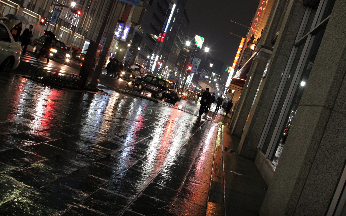 Обои вечер, город, после дождя, the evening, the city, after the rain разрешение 3504x2336 Загрузить