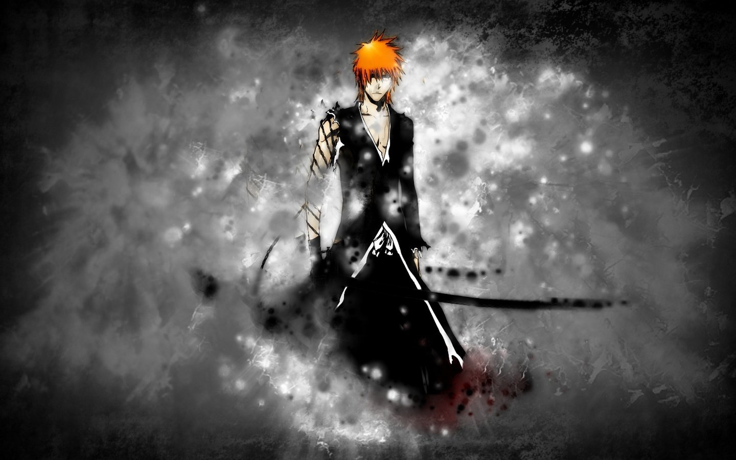 Обои меч, блич, ichigo, mech, blich, ичиго, bankai, sword, bleach разрешение 2560x1440 Загрузить