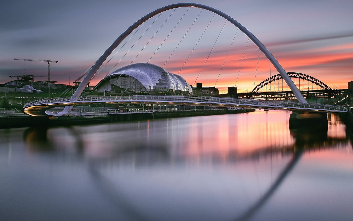 Обои newcastle upon tyne, quayside, england., gateshead millenium bridge разрешение 1920x1080 Загрузить