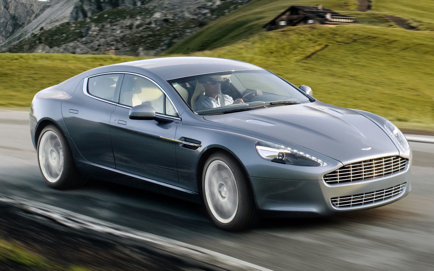 Обои голубая, rapide, астон мартин, blue, aston martin разрешение 1920x1080 Загрузить