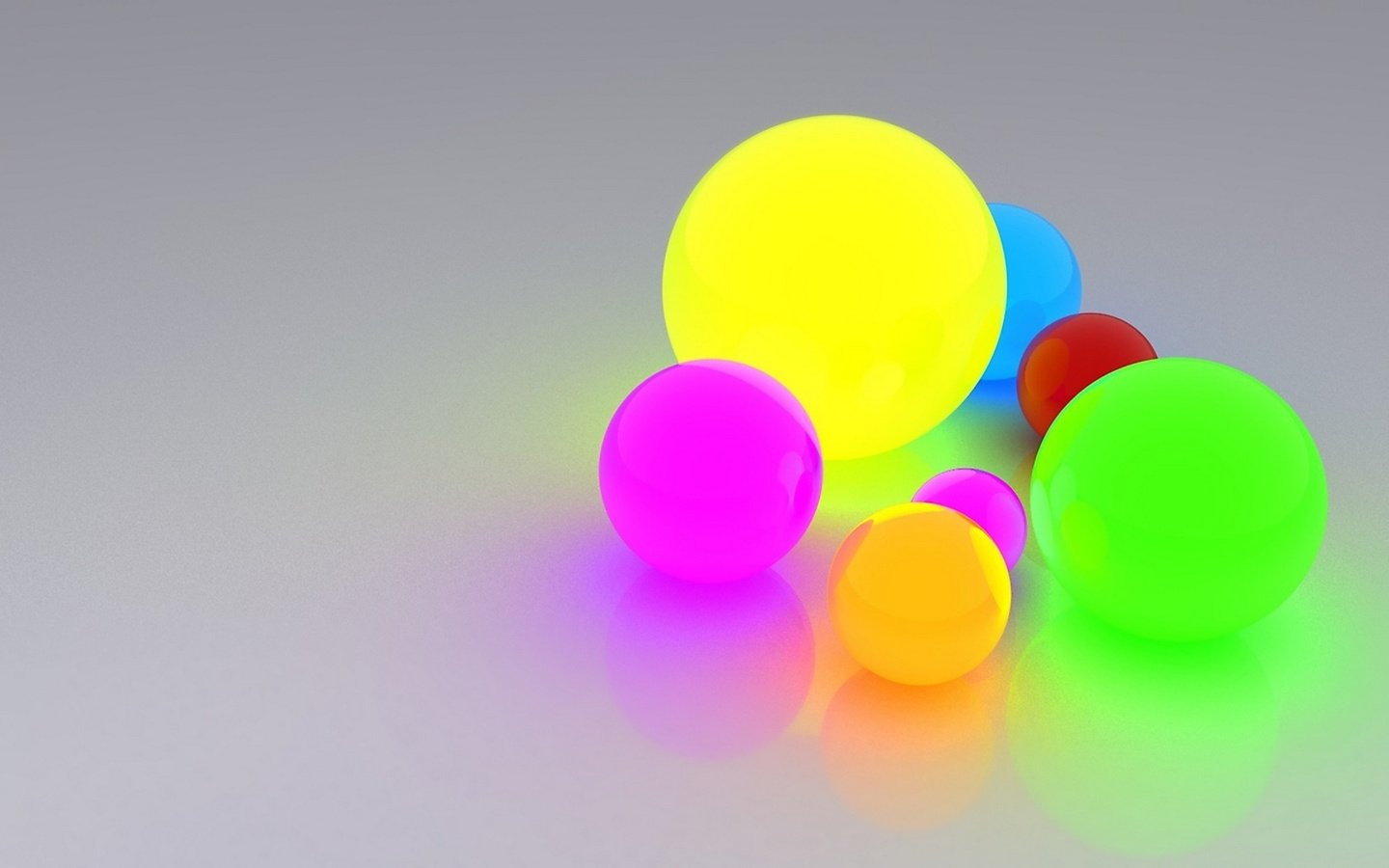 Обои светящиеся шары, glowing orbs разрешение 1920x1080 Загрузить