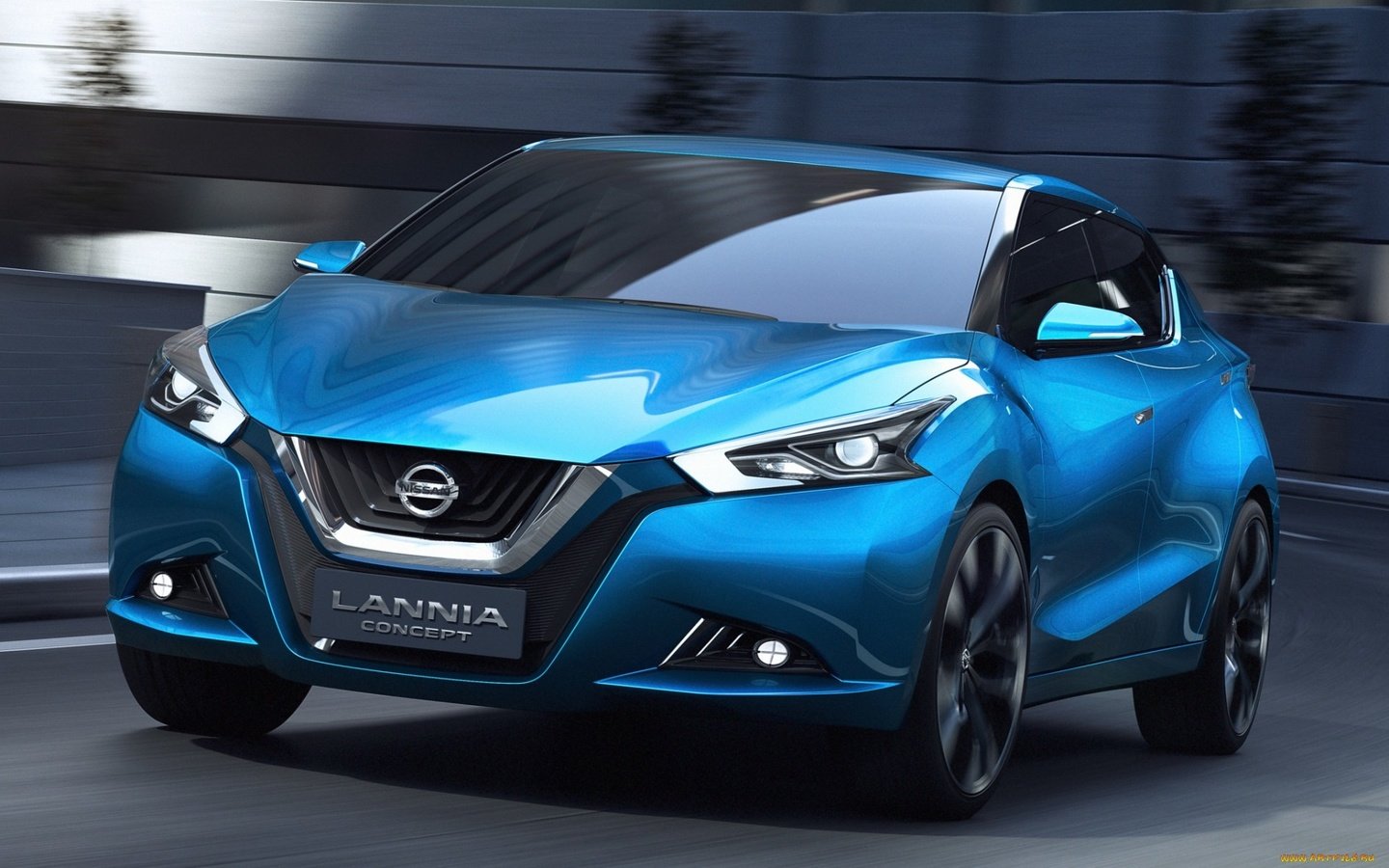 Обои голубой, ниссан, lannia, blue, nissan разрешение 1920x1200 Загрузить