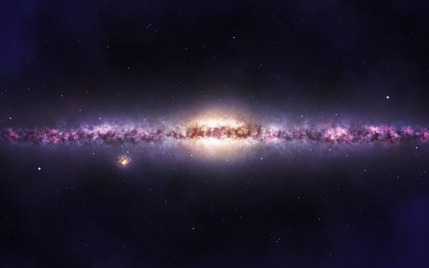 Обои галактика, млечный путь, milky way, galaxy, the milky way разрешение 1920x1080 Загрузить