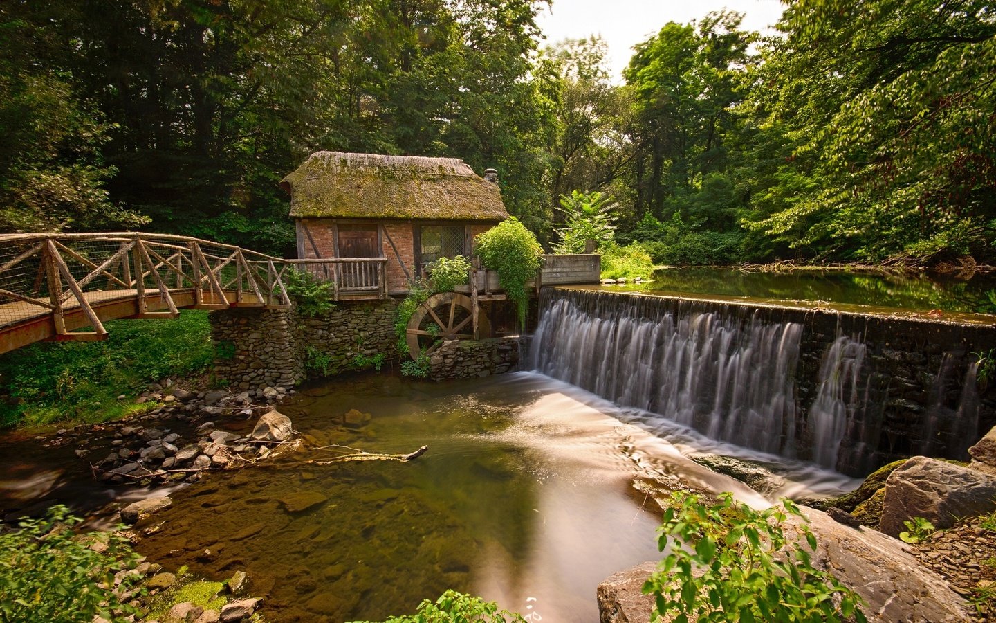 Обои река, лес, мост, мельница, gomez mill house, marlboro, нью - йорк, river, forest, bridge, mill, new york разрешение 2048x1281 Загрузить