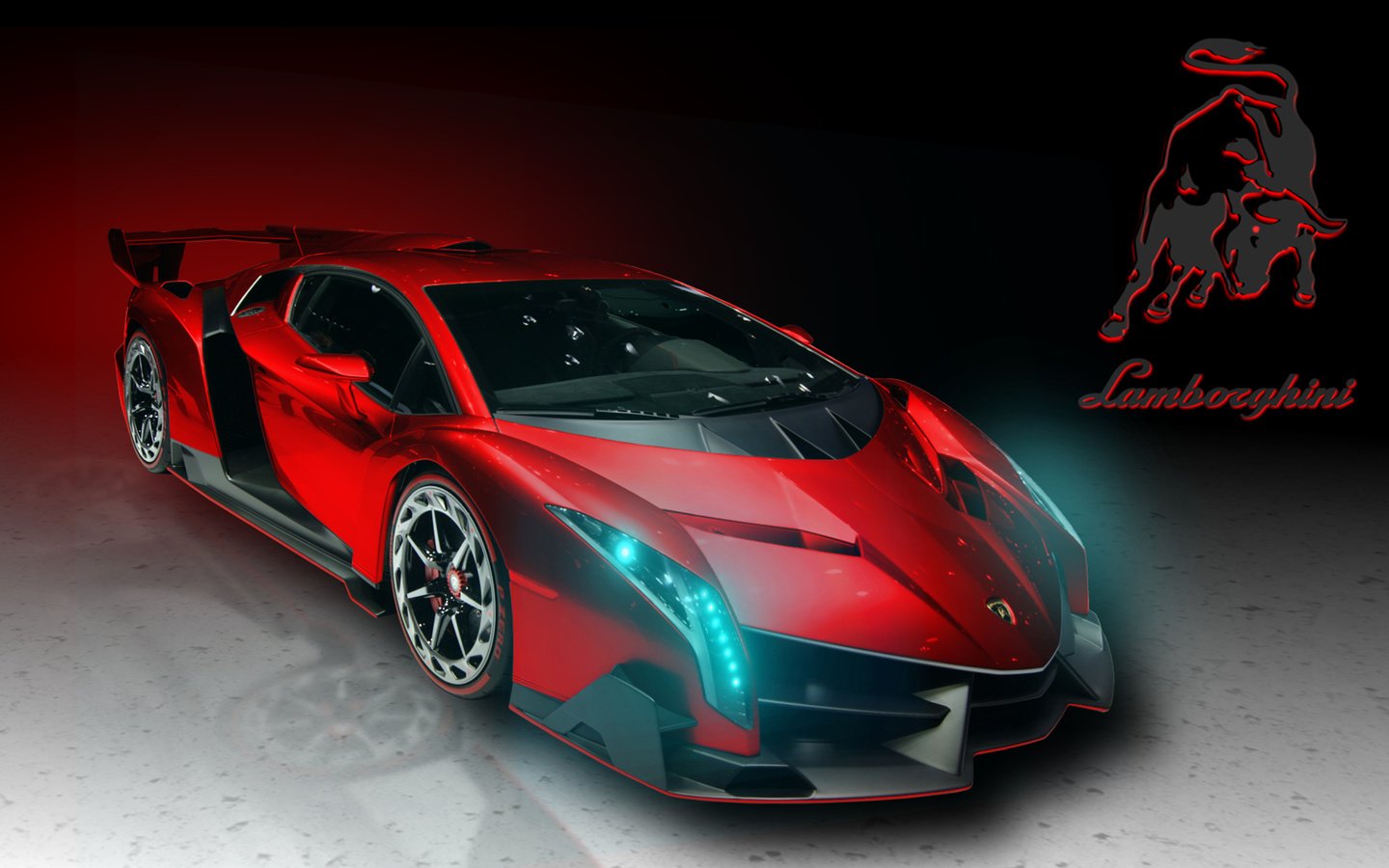 Обои lamborghini veneno red разрешение 2560x1600 Загрузить