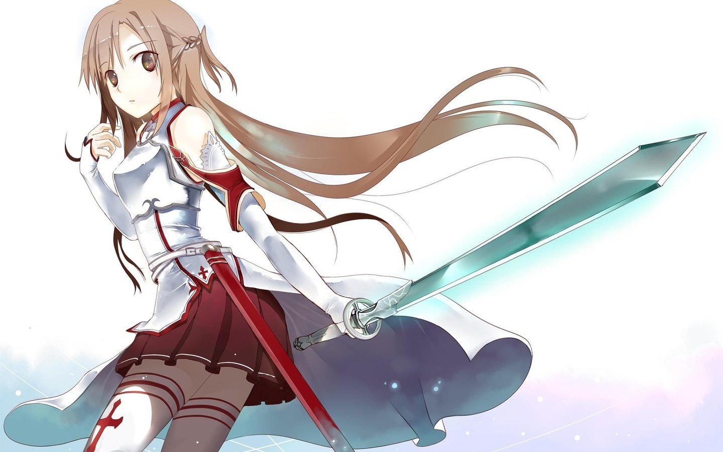 Обои sword art online, asuna yuuki разрешение 1920x1200 Загрузить