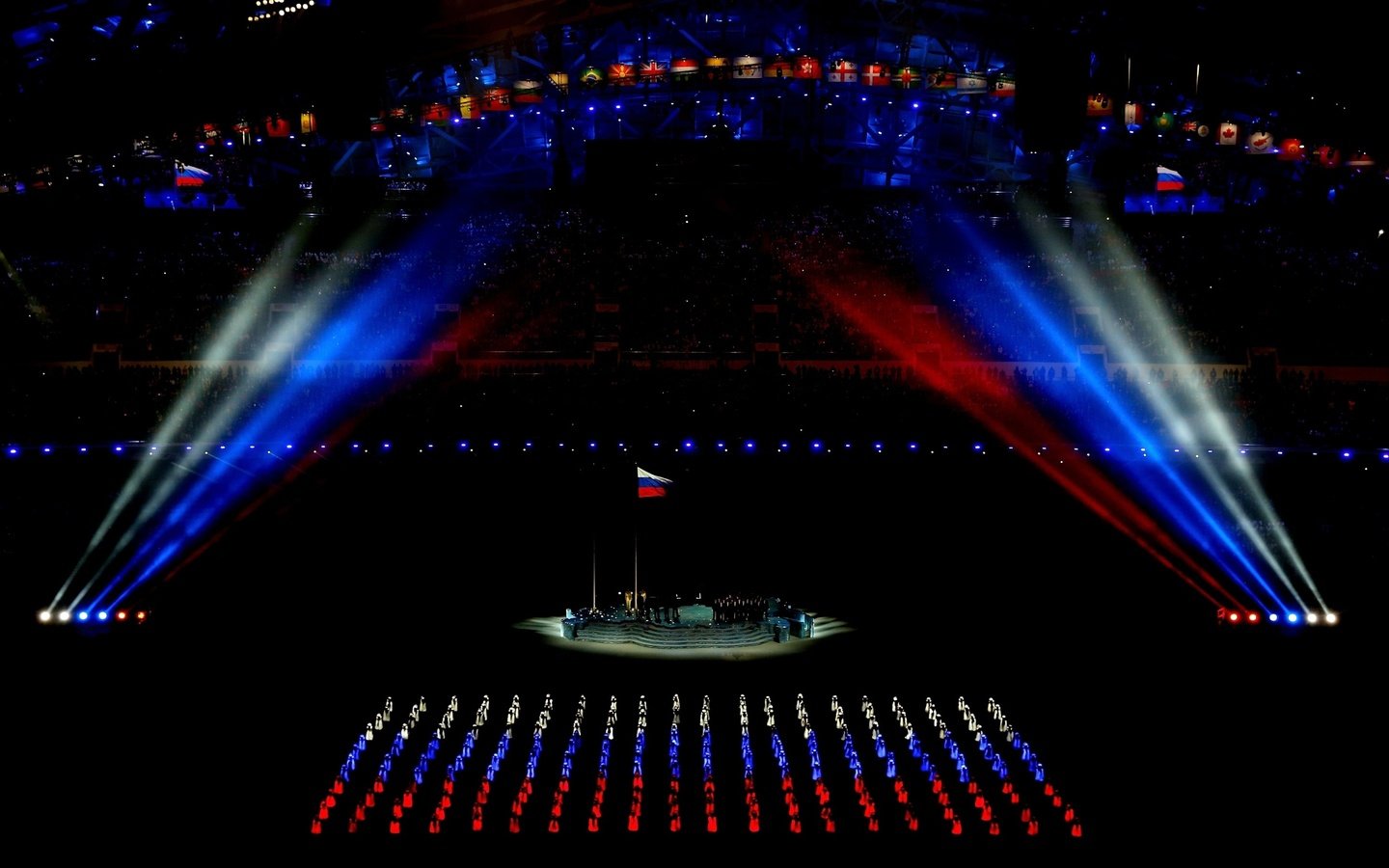 Обои россия, флаг, олимпиада, 2014 год, олимпийские игры, сочи, russia, flag, olympics, 2014, olympic games, sochi разрешение 2560x1600 Загрузить