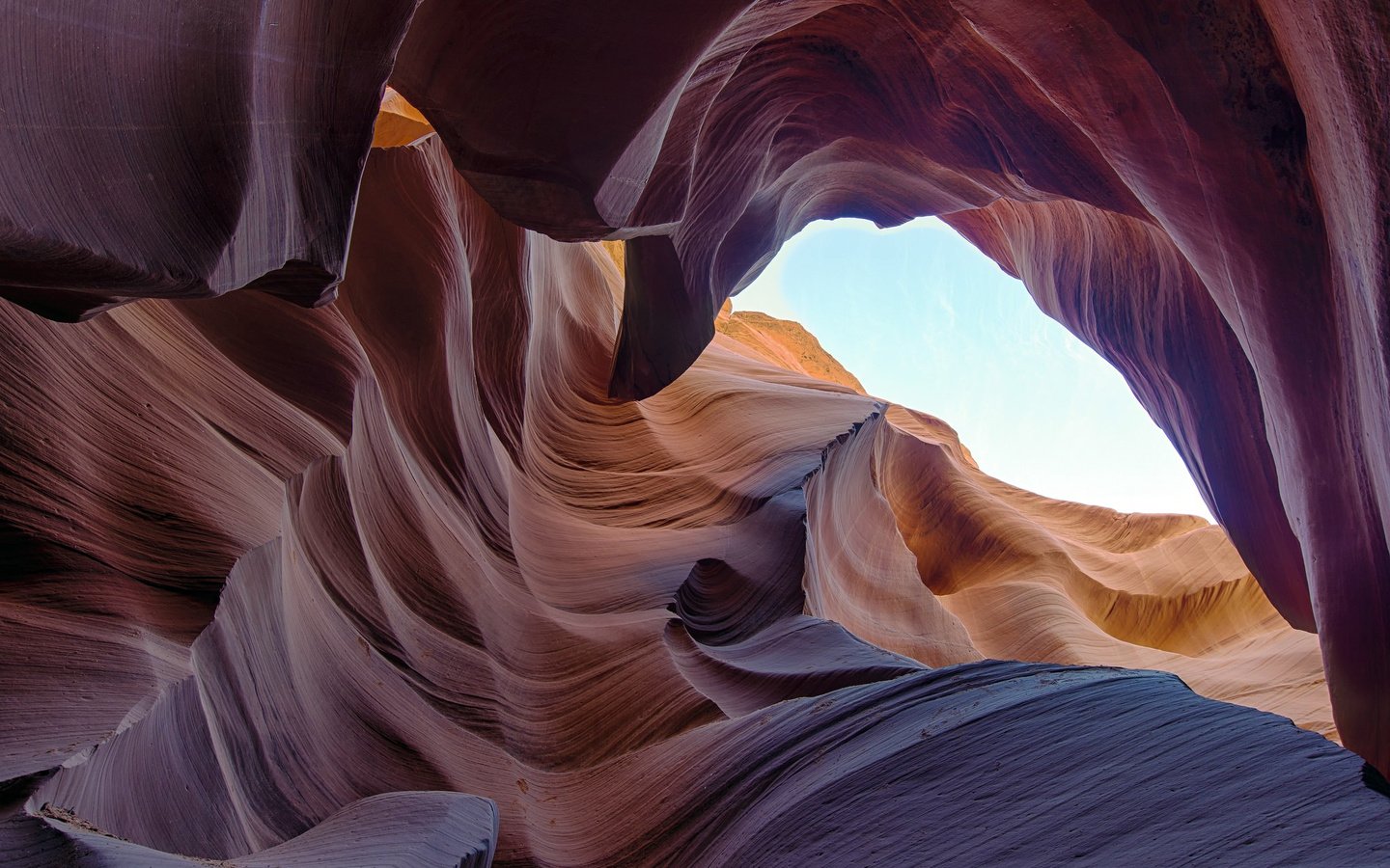 Обои скалы, каньон, каньон антилопы, аризона, rocks, canyon, antelope canyon, az разрешение 2048x1366 Загрузить