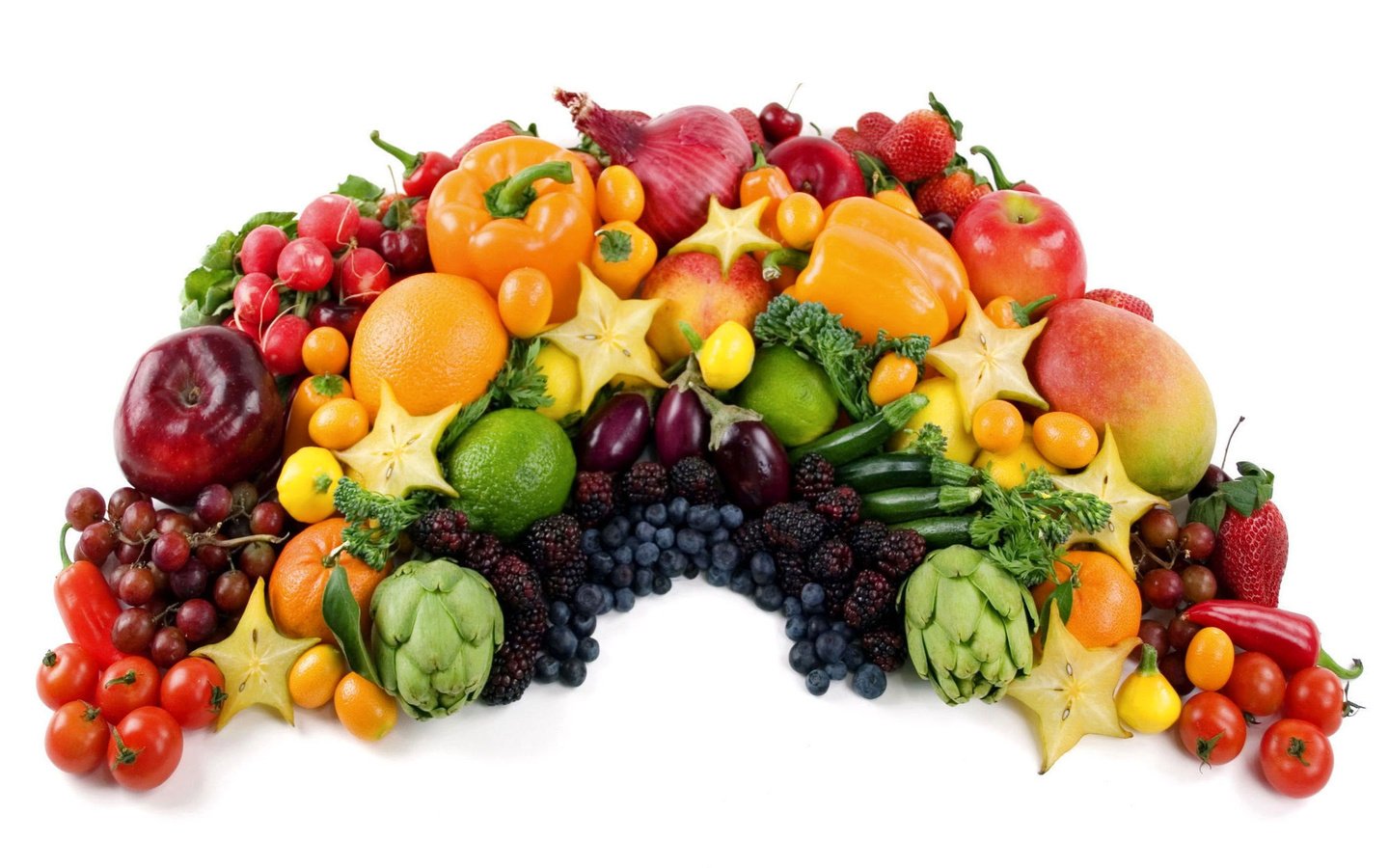Обои фрукты, ягоды, овощи, natural foods, fruit, berries, vegetables разрешение 2100x1400 Загрузить